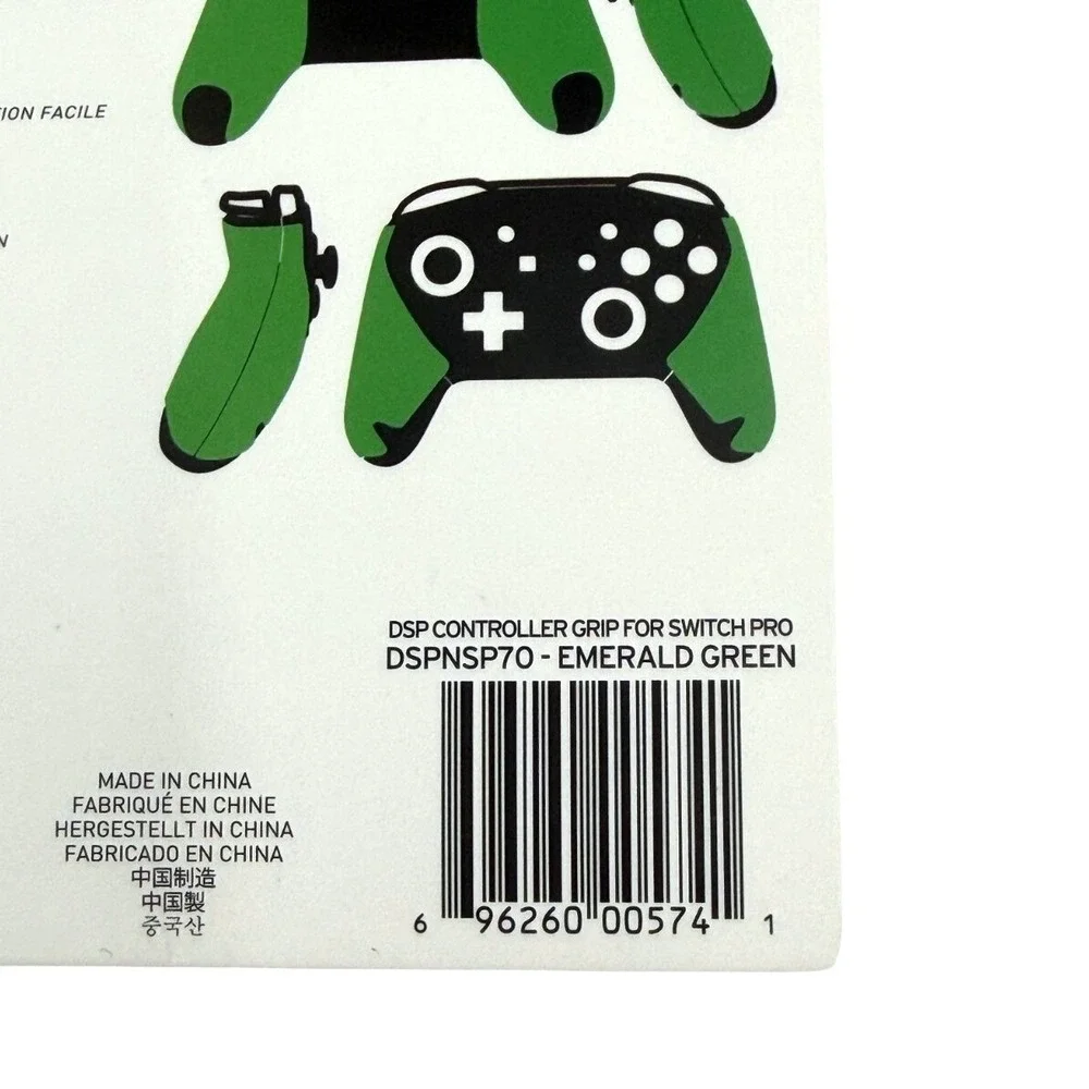 2 Pack Lizard Skins DSP Controller Grip Switch Pro‎ Emerald Green 0.5mm NEW